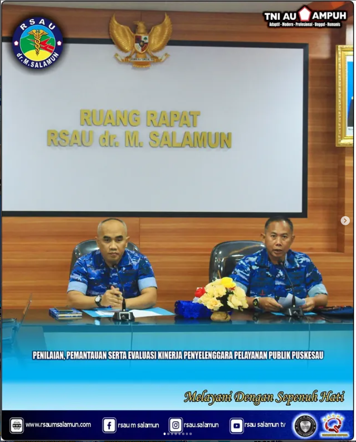 RSAU dr. M. Salamun bersama Pusat Kesehatan TNI Angkatan Udara (PUSKESAU)