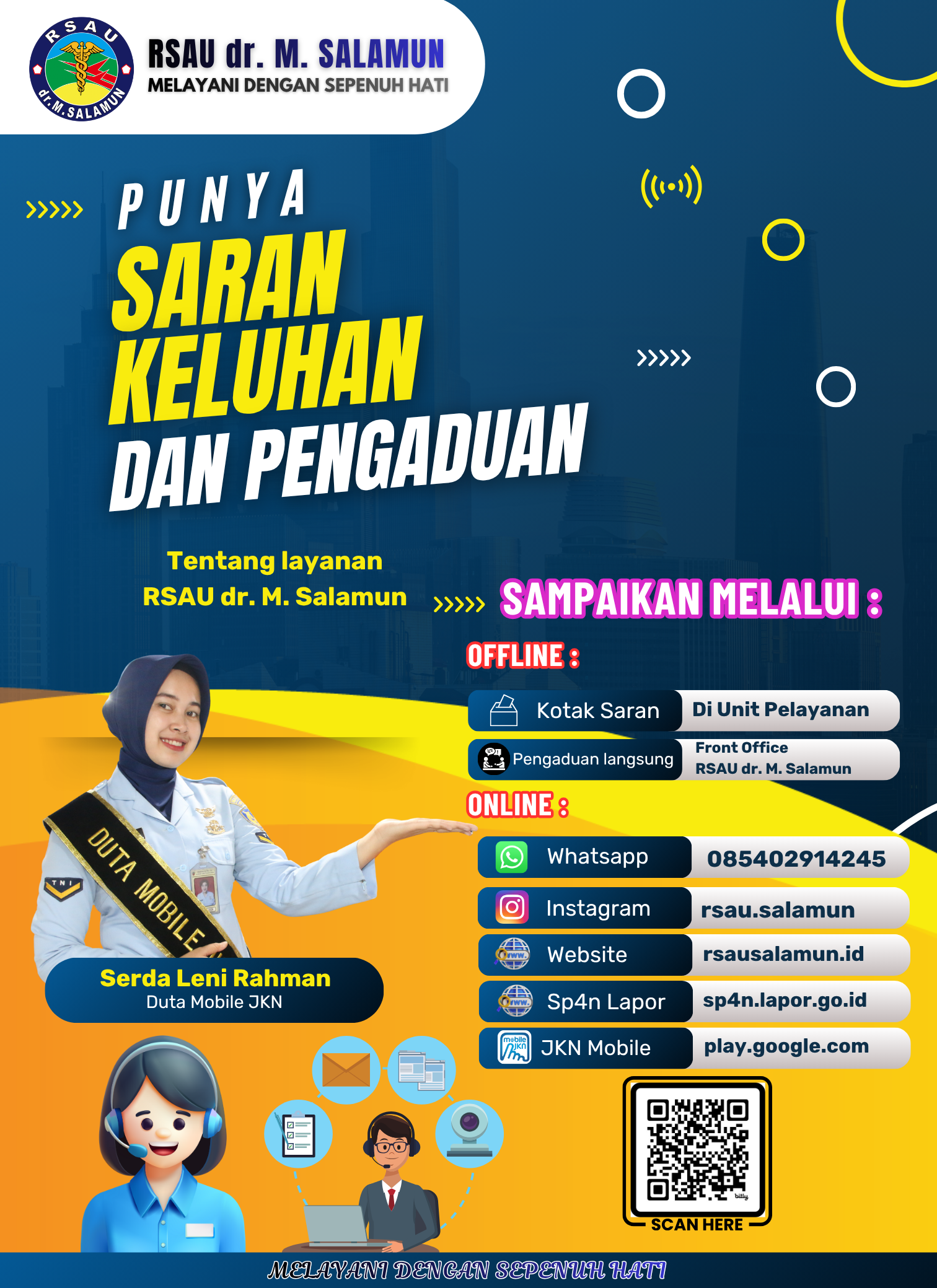 PUNYA SARAN, KELUHAN, ATAU PENGADUAN?