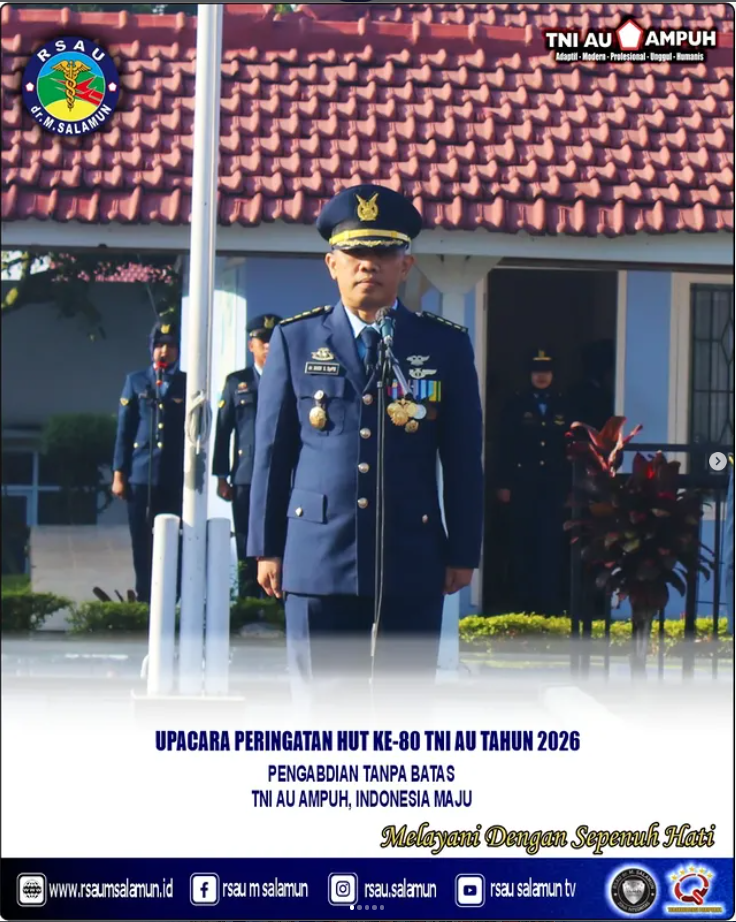 UPACARA PERINGATAN HUT KE-80 TNI ANGKATAN UDARA TAHUN 2026