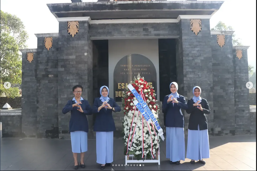 UPACARA ZIARAH DALAM RANGKA PERINGATAN KE-79 HARI BAKTI TNI AU TAHUN 2026