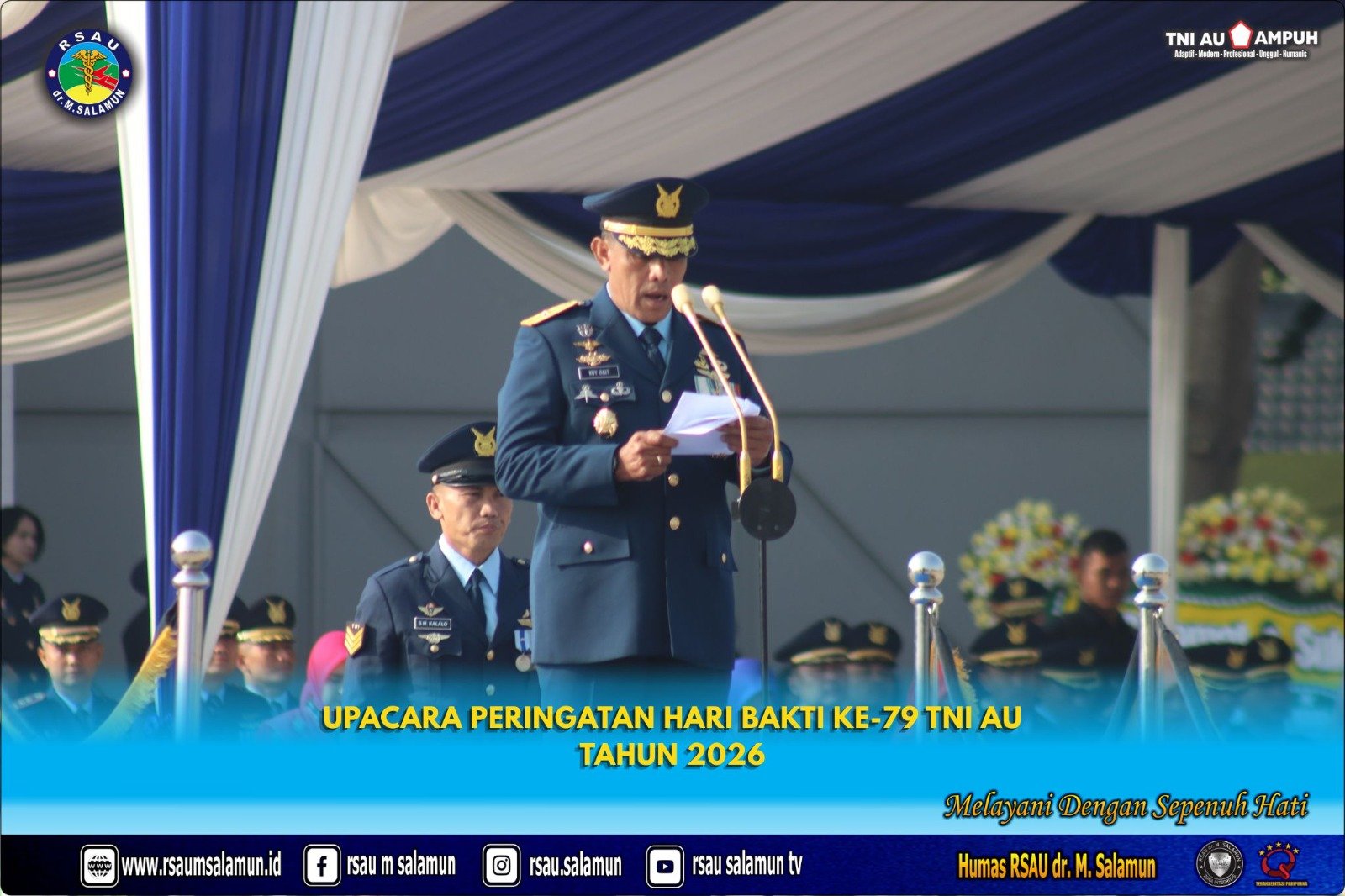 UPACARA PERINGATAN HARI BAKTI KE-79 TNI AU TAHUN 2026