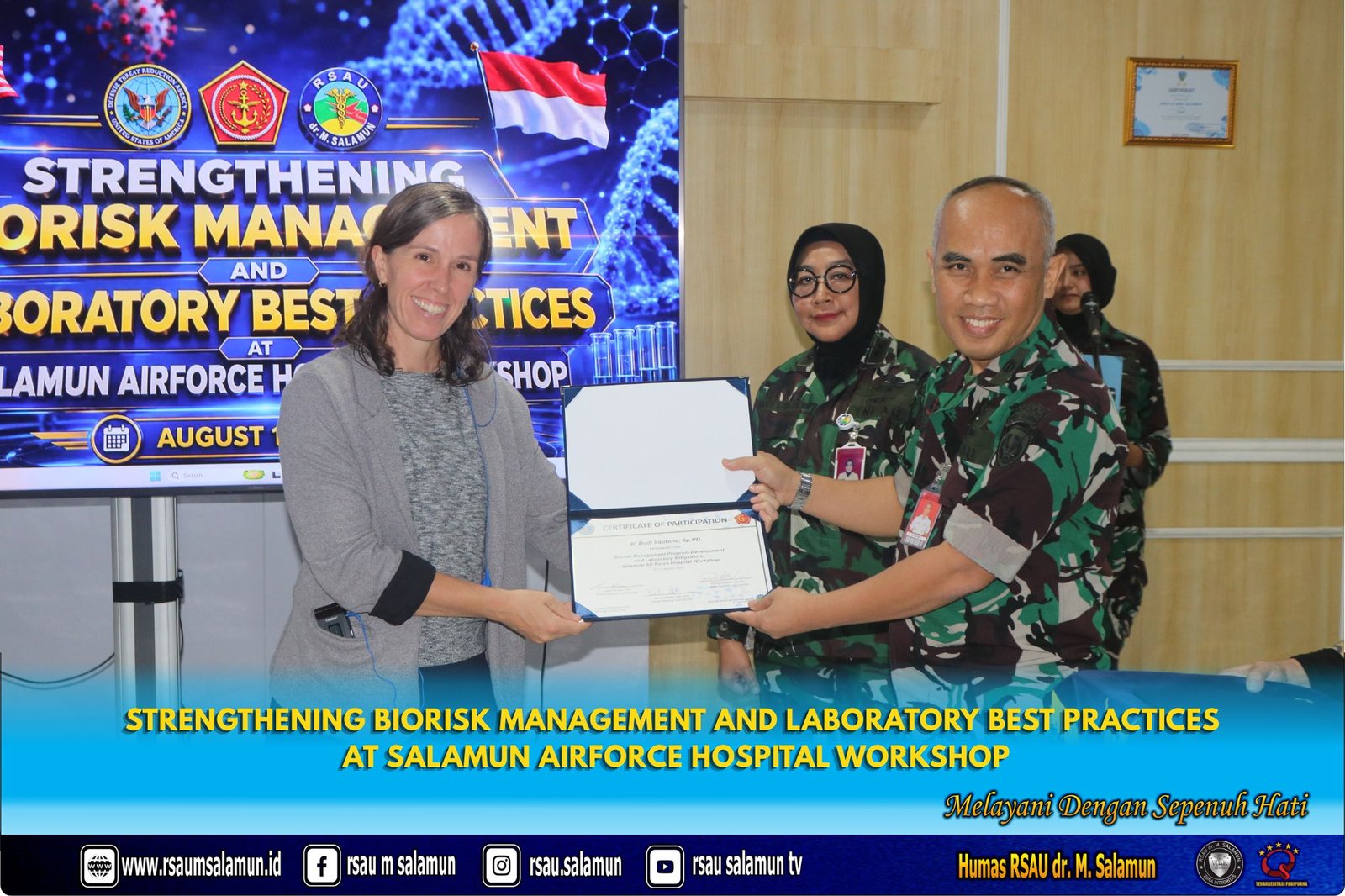 RSAU dr. M. Salamun Perkuat Manajemen Biorisiko dan Praktik Terbaik Laboratorium