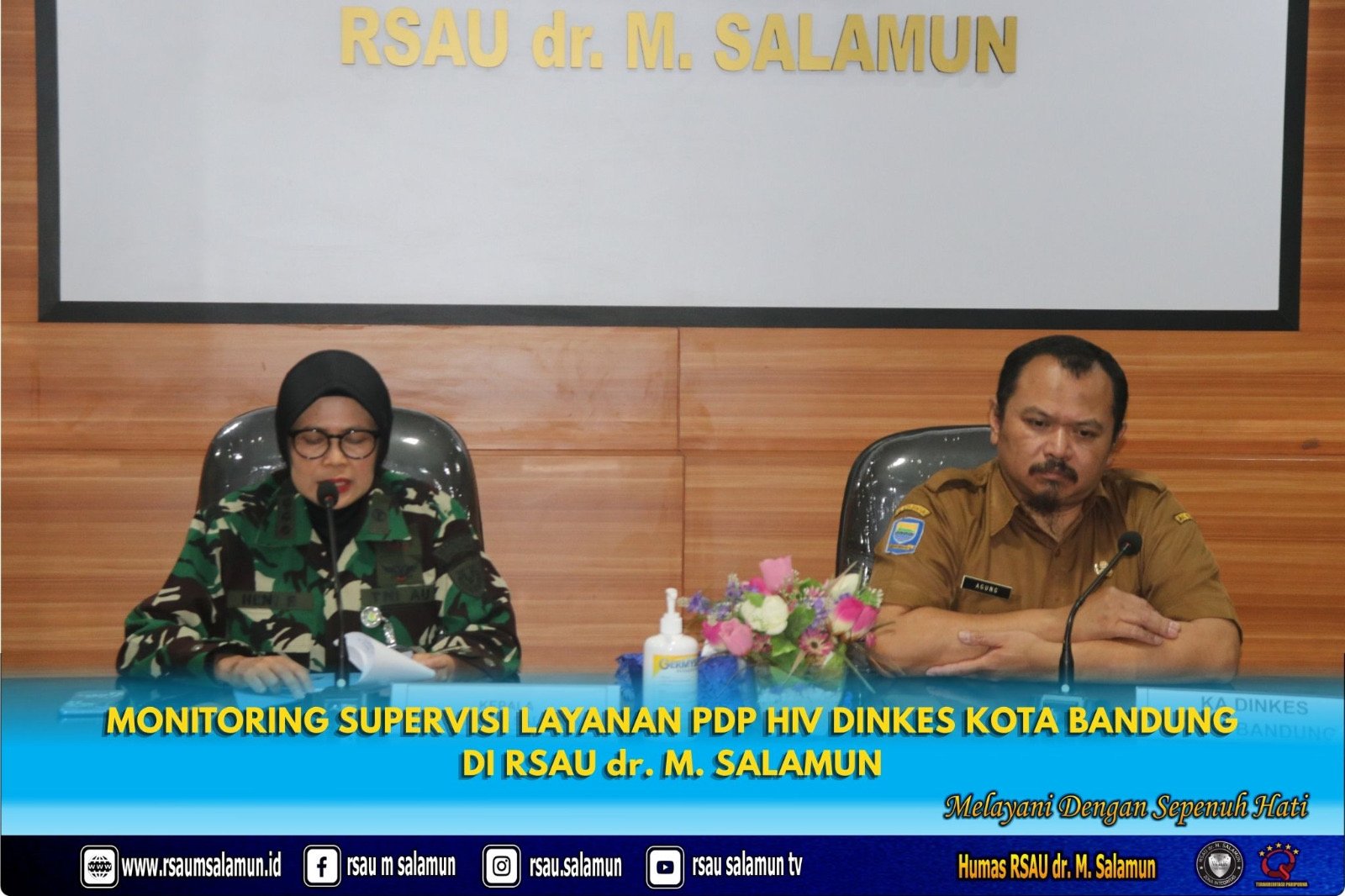 MONITORING SUPERVISI LAYANAN PDP HIV DINKES KOTA BANDUNG DI RSAU dr. M. SALAMUN