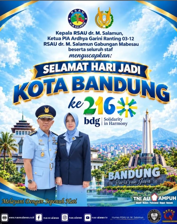  SELAMAT HARI JADI KOTA BANDUNG KE-216