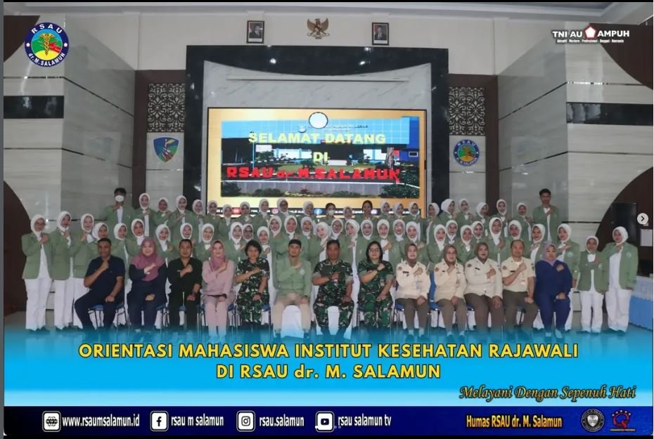 Orientasi Mahasiswa Institut Kesehatan Rajawali di RSAU dr. M. Salamun